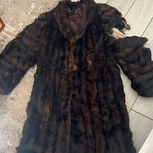 Mink Brown Fur Coat